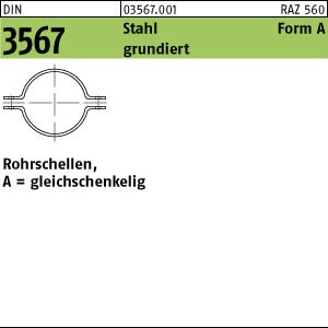50 Rohrschellen Hälften DIN 3567 Stahl A 61 NW 50 grundiert