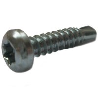 100 Linsenkopf Torx Bohrschrauben DIN 7504 verzinkt N 6,3x90 TX