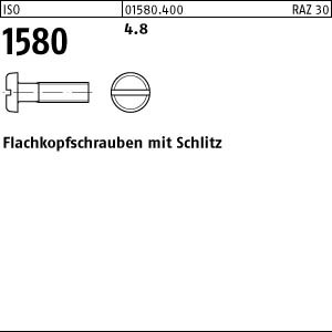 2000 Flachkopfschrauben ISO 1580 4.8 M3x10 Stahl