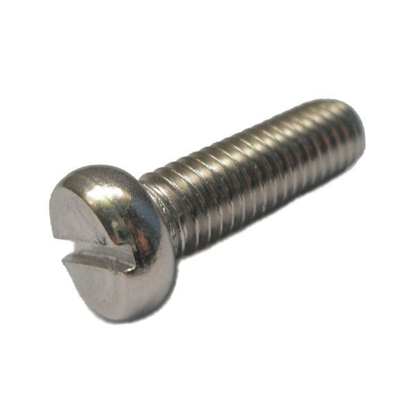 200 Edelstahl V2A Schlitz Zylinderschrauben DIN 84 A2 M3x8