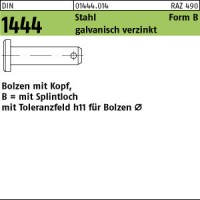 10 Bolzen DIN 1444 verzinkt St. B 12 h11x45x39,5 10 Bolzen DIN 1444 verzinkt St. B 12 h11x45x39,5