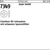 10 Scheiben DIN 7349 Stahl 100 HV 31,0 10 Scheiben DIN 7349 Stahl 100 HV 31,0