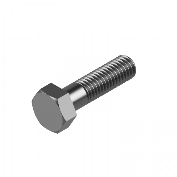 100 Sechskantschrauben DIN 931 10.9 verzinkt M10x50