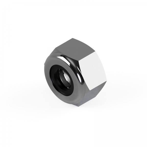 100 Edelstahl V2A Sechskantmuttern DIN 985 A2 M6