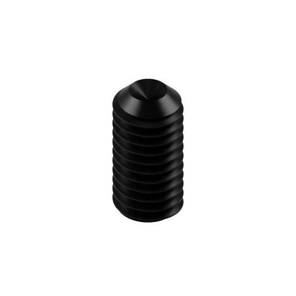 500 Inbus Gewindestifte DIN 916 45H schwarz M2,5x4