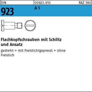 100 Flachkopfschrauben DIN 923 1.4305 M4x2 rostfrei A1 Edelstahl