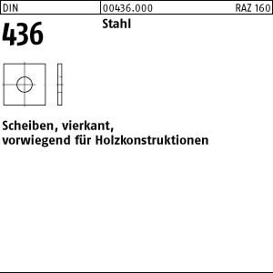 25 Scheiben DIN 436 Stahl 39