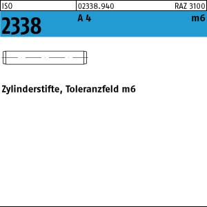 10 Edelstahl V4A Zylinderstifte ISO 2338 A4 16 m6 x 70