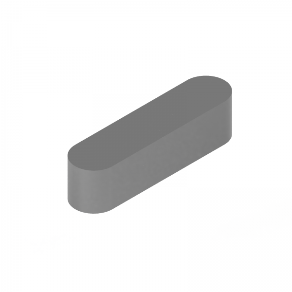 1 Passfedern DIN 6885 C45K A 25x14x70 Stahl